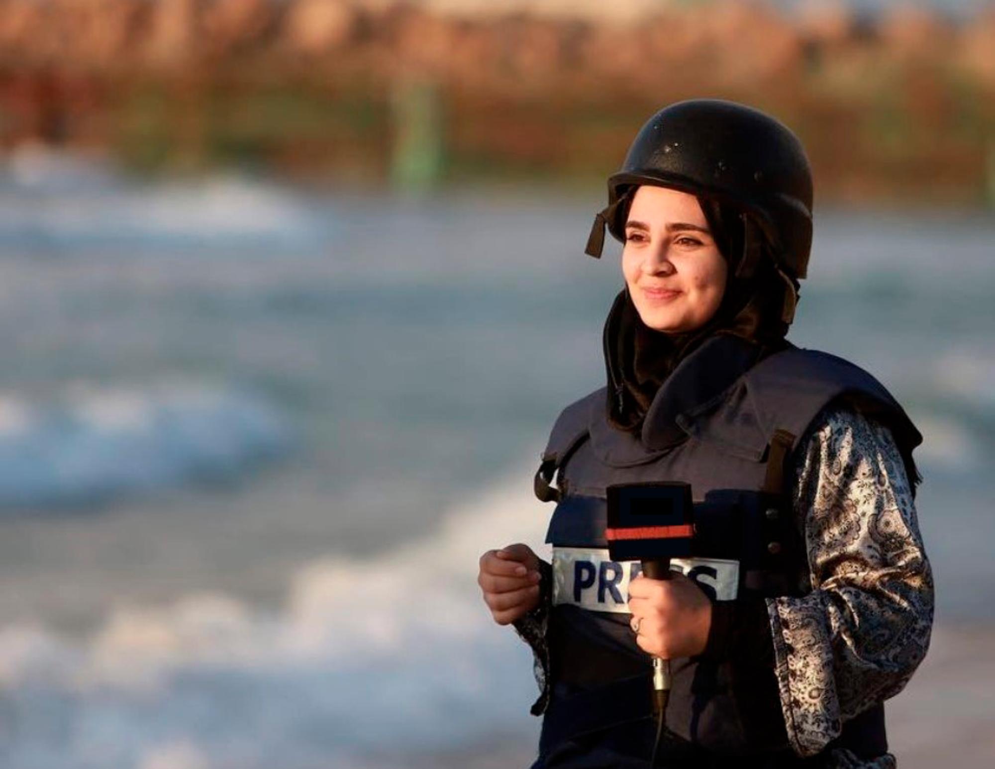 Huda Hegazy periodista hispano palestina